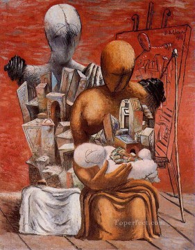 la familia del pintor 1926 Giorgio de Chirico Surrealismo metafísico Pinturas al óleo